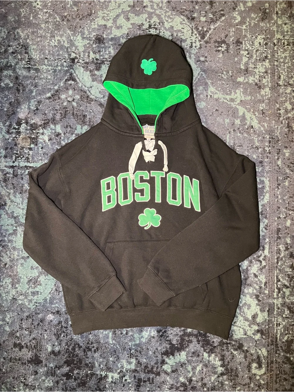 Black and Green Boston Celtics Hoodie
